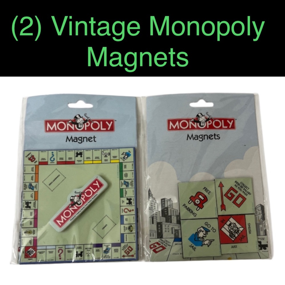 Monopoly Board Game Magnets